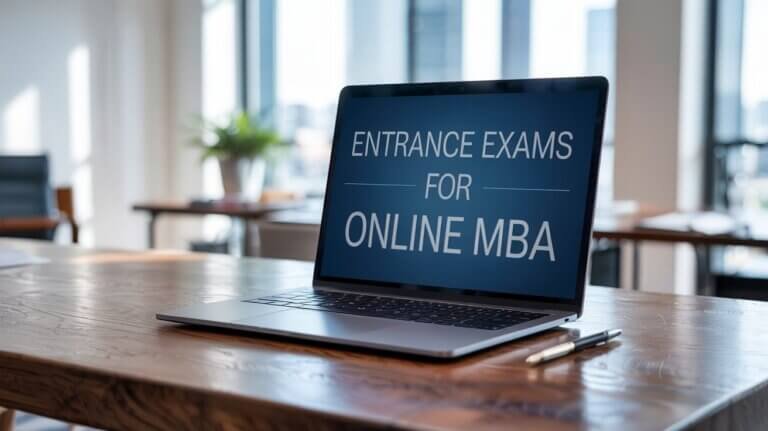 entrance exams for online mba